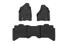Load image into Gallery viewer, Flex-Fit Floor Mats FR &amp; RR Crew Cab Ram 1500 2WD/4WD (2012-2018 &amp; Classic) Rough Country