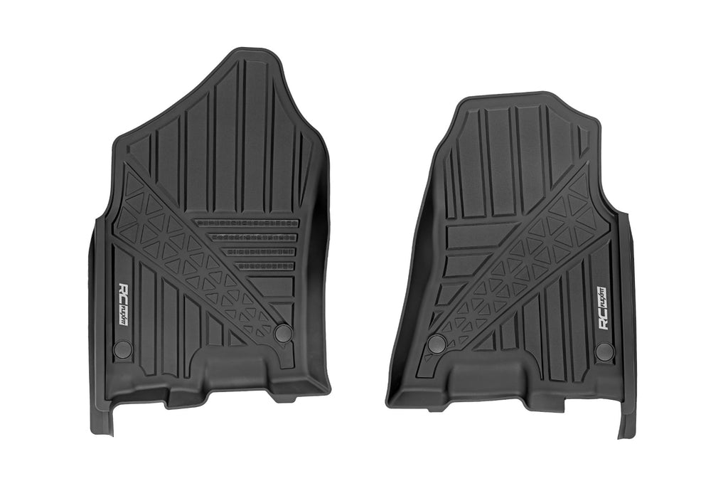 Flex-Fit Floor Mats Front Crew Ram 1500 (19-24)/1500 TRX (21-24) Rough Country