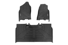 Load image into Gallery viewer, Flex-Fit Floor Mats FR &amp; RR Crew Ram 1500 (19-24)/1500 TRX (21-24) Rough Country