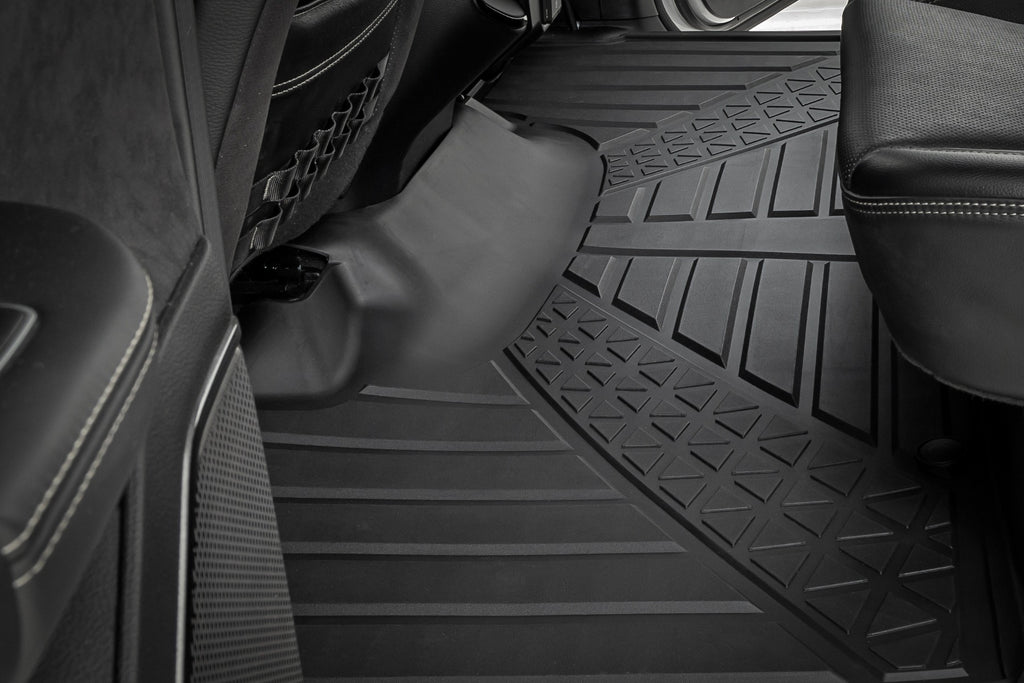 Flex-Fit Floor Mats FR & RR Crew Ram 1500 (19-24)/1500 TRX (21-24) Rough Country