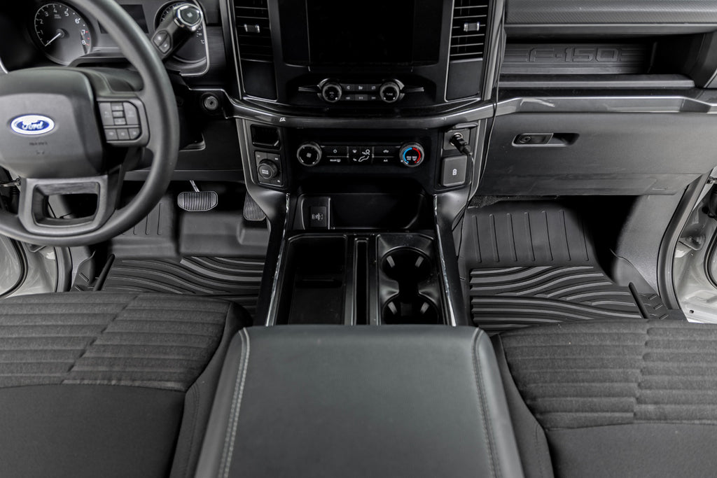 Flex-Fit Floor Mats FR & RR Ford F-150 (15-26)/F-150 Lightning (22-26)/Raptor (17-25) Rough Country
