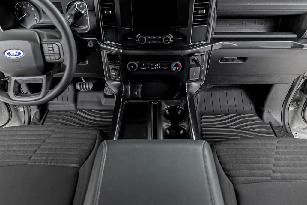 Flex-Fit Floor Mats Front Ford F-150 (15-26)/F-150 Lightning (22-26)/Raptor (17-25) Rough Country