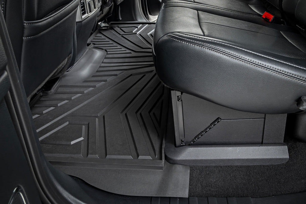 Flex-Fit Floor Mats Front and Rear Ford F-250/F-350 Super Duty (17-26) Rough Country