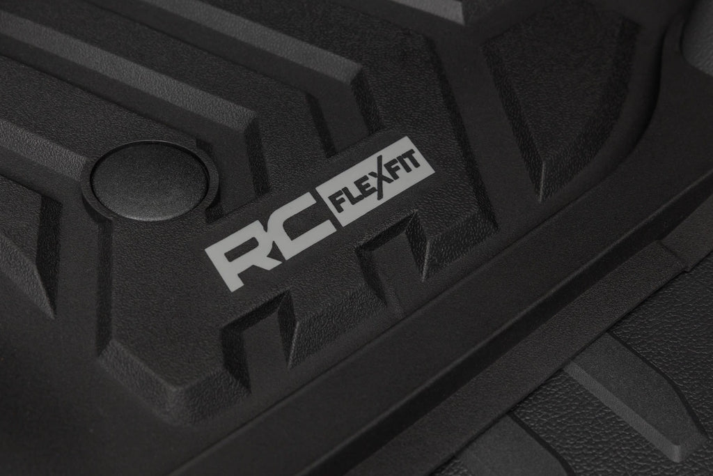 Flex-Fit Floor Mats Front Ford F-250/F-350 Super Duty 2WD/4WD (2017-2026) Rough Country