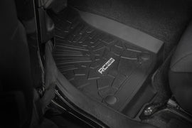 Flex Fit Floor Mats FR 4 Door Jeep Wrangler Unlimited 4WD (2018-2026) Rough Country