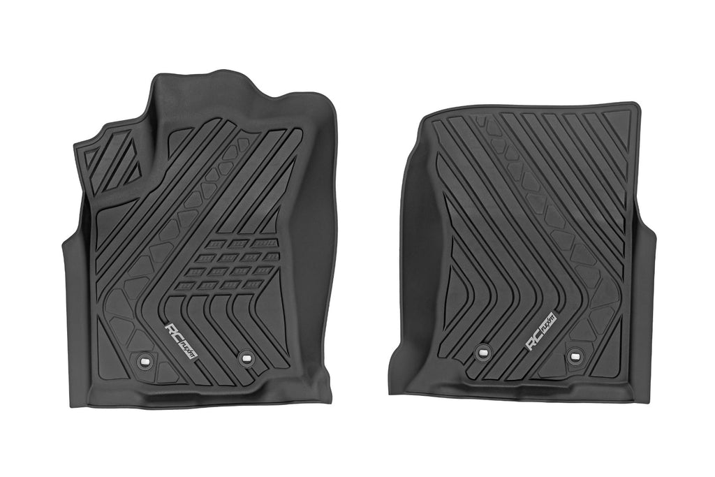 Flex-Fit Floor Mats Front Toyota Tacoma 2WD/4WD (2016-2023) Rough Country