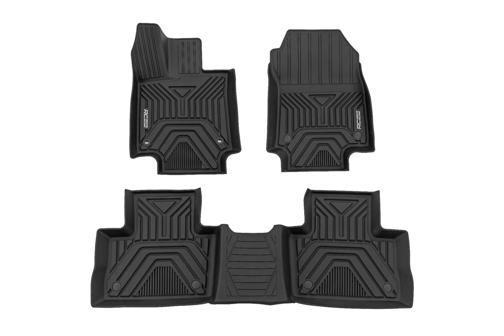 Flex-Fit Floor Mats Front & Rear Toyota RAV4 2WD/4WD (2019-2025) Rough Country