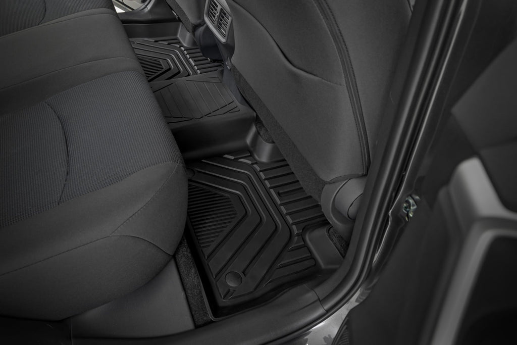 Flex-Fit Floor Mats Front & Rear Toyota RAV4 2WD/4WD (2019-2025) Rough Country