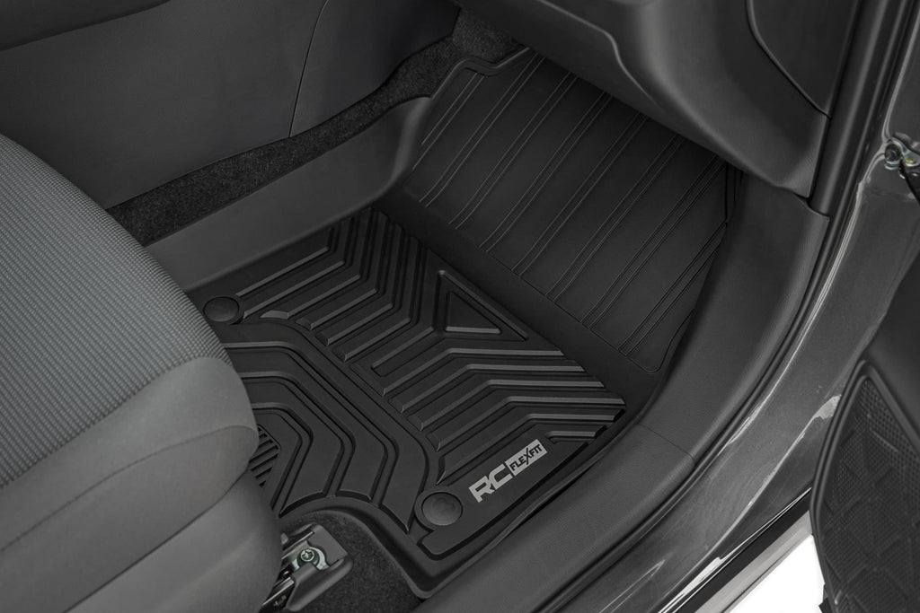 Flex-Fit Floor Mats Front & Rear Toyota RAV4 2WD/4WD (2019-2025) Rough Country