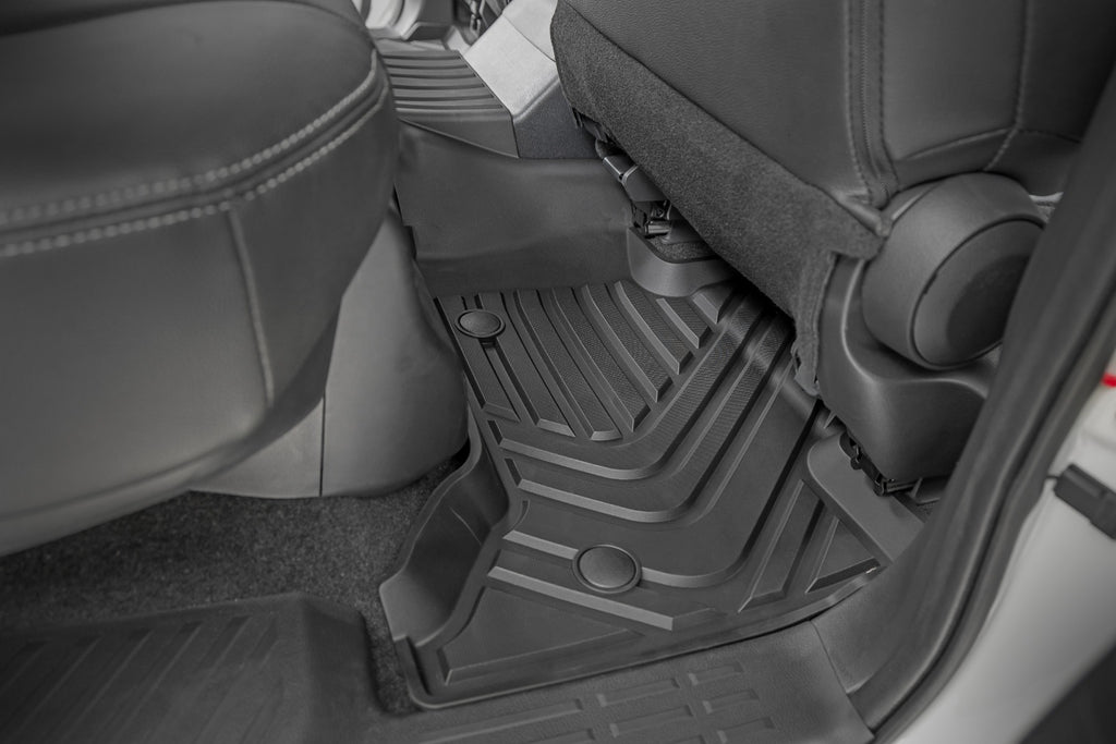 Flex-Fit Floor Mats FR & RR Toyota Land Cruiser 4WD (2024-2026) Rough Country