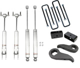 3 Inch Front and 2 Inch Rear Leveling Kit w/ Shocks 20-Present Chevrolet/GMC 2500HD/3500HD Freedom Off-Road