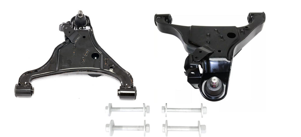 Front Lower Control Arms w/ Cam Bolts and Ball Joints Freedom 2005-2021 Nissan Frontier/2005-2012 Nissan Pathfinder/2005-2015 Nissan Xterra Off-Road