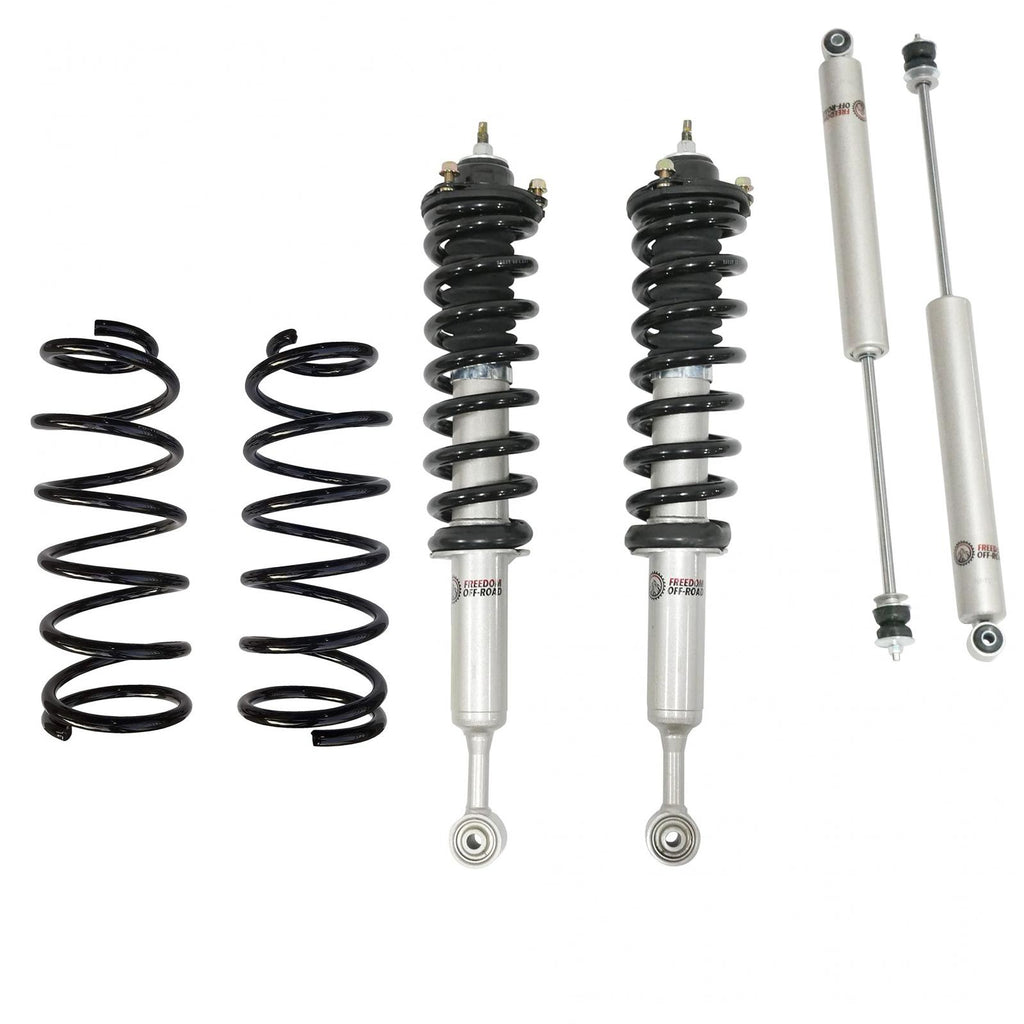 3 Inch Lift Kit Front Struts w/ Rear Lift Springs and Shocks 03-09 Lexus GX470/10-23 Lexus GX460/03-24 Toyota 4Runner/07-14 Toyota FJ Cruiser Freedom Off-Road