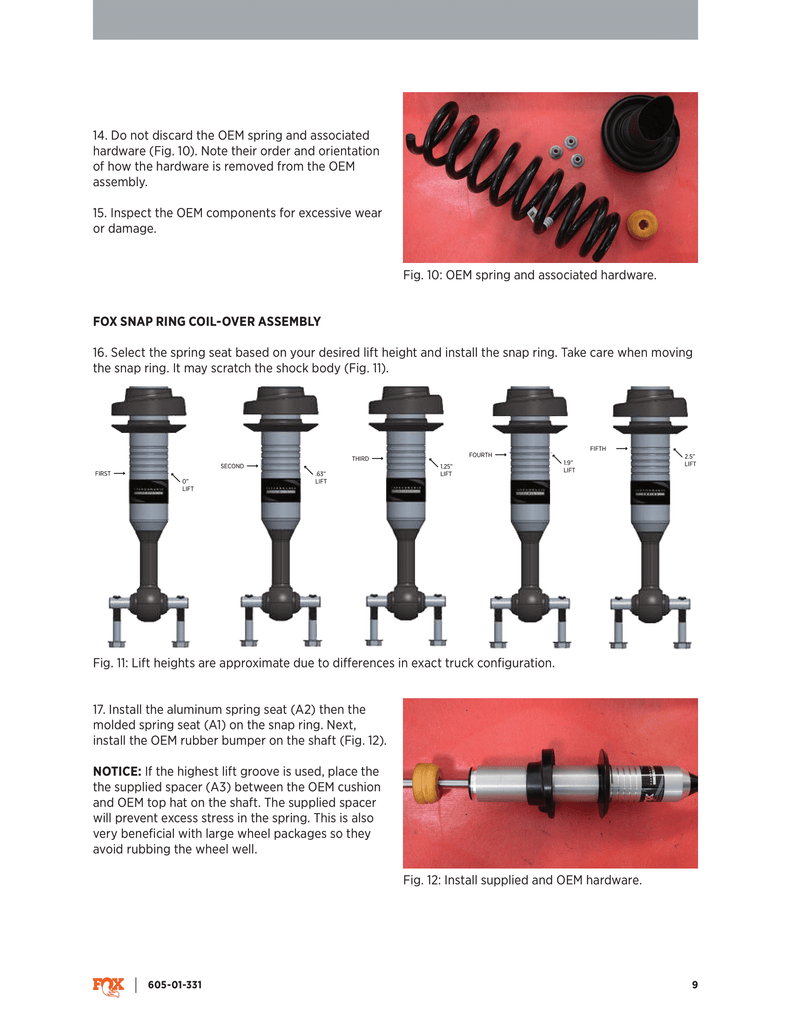 Fox 2.0 Performance Series Front Snap Ring Coil-Over | 0-2.5in Lift | 2021 - 2025 Ford F150 4x4 4wd