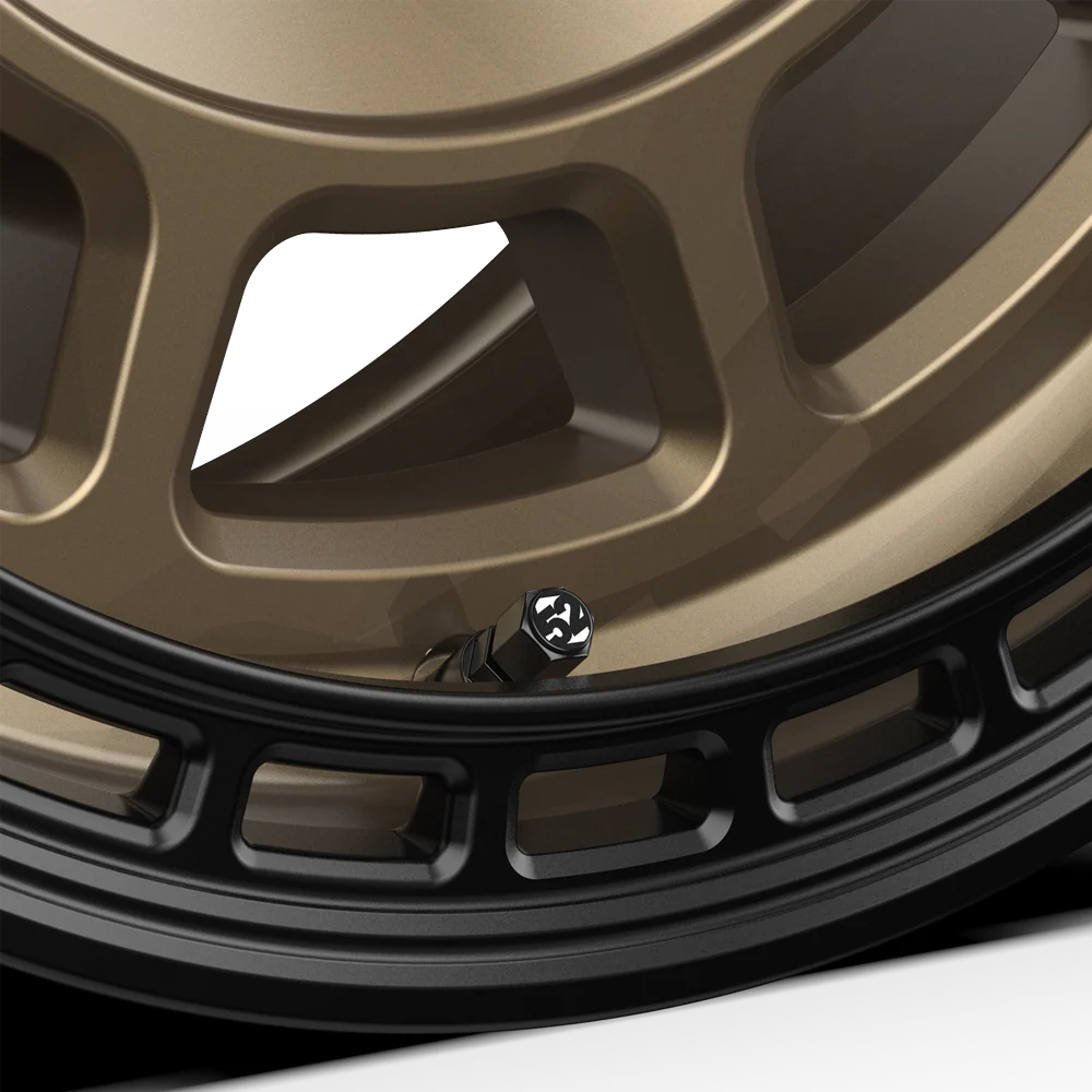 quince52 Traverse HD 17x8.5 6x135 0mm ET 87.1mm Rueda negra de asfalto con orificio central