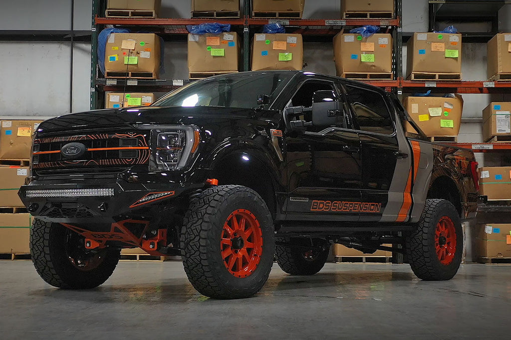 Fox 2.5 in. Performance Elite Coil Over Shocks w/ DSC Reservoir Adjuster | 884-06-327 | 2015 - 2025 Ford F150 4x4 with 6 in. Lift