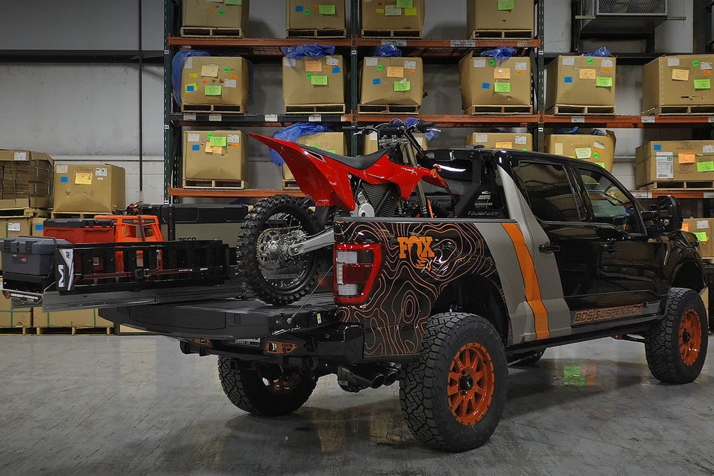 Fox 2.5 in. Performance Elite Coil Over Shocks w/ DSC Reservoir Adjuster | 884-06-327 | 2015 - 2025 Ford F150 4x4 with 6 in. Lift