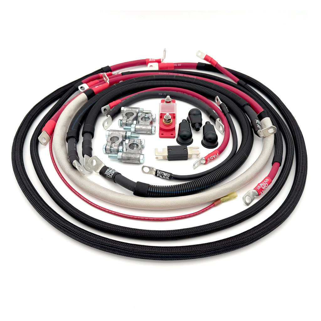 Big 7 Battery Cable Kit 2003 - 2007 Ford Superduty F250 / F350 Power Stroke 6.0 Diesel