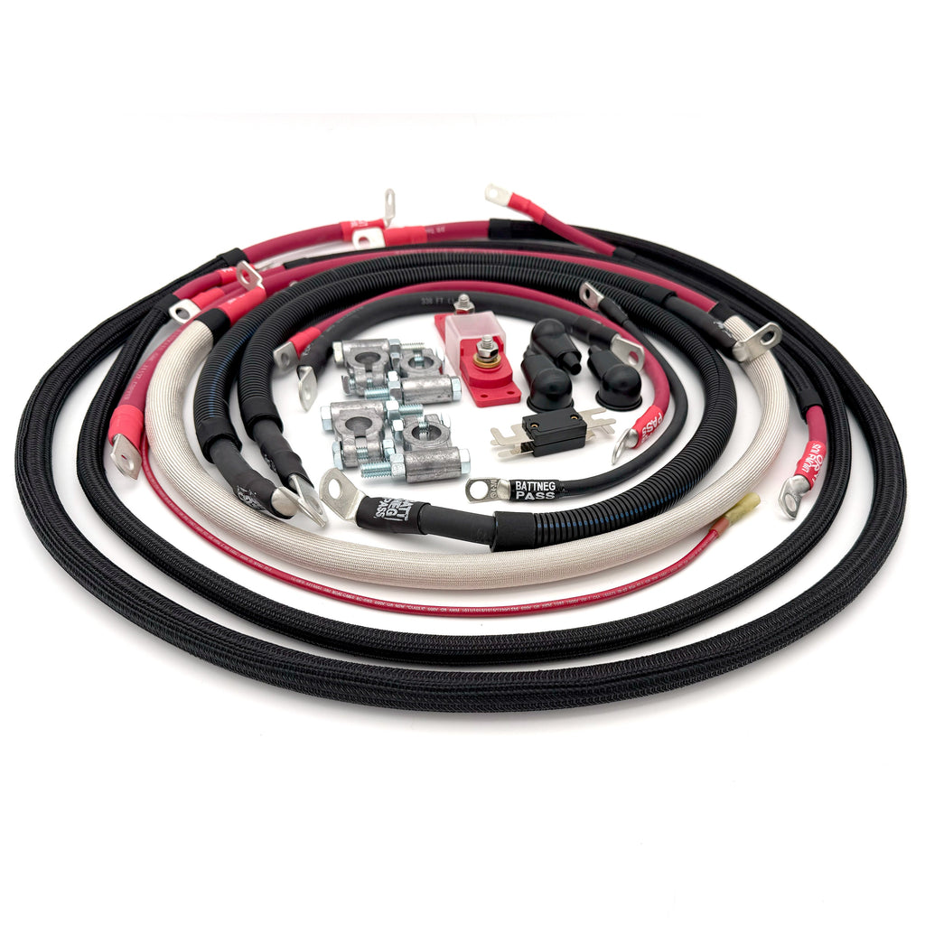 Big 7 Battery Cable Kit 2003 - 2007 Ford Superduty F250 / F350 Power Stroke 6.0 Diesel