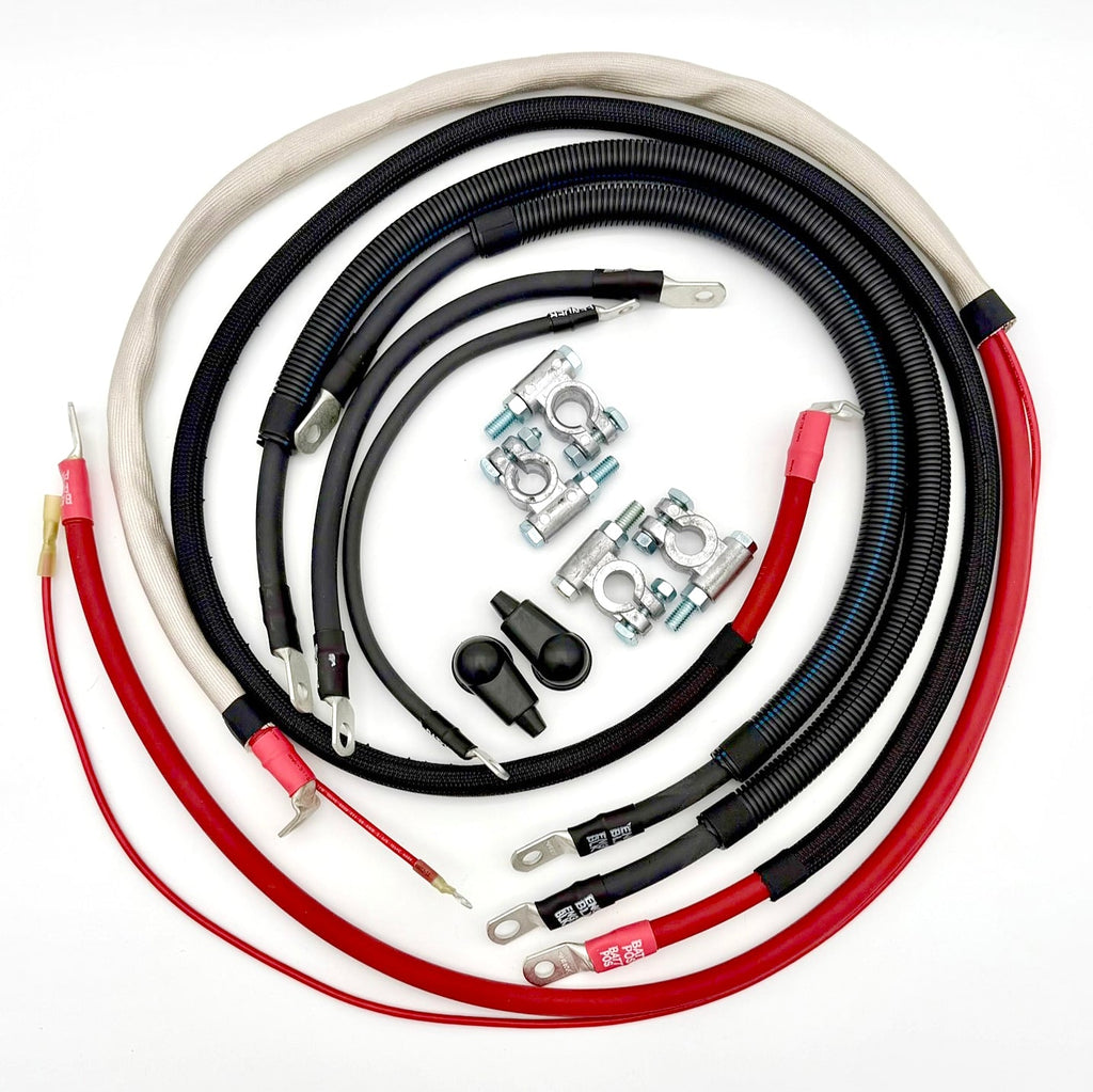 Big 7 Battery Cable Kit 2008 - 2010 Ford Superduty F250 / F350 6.4L Powerstroke Diesel