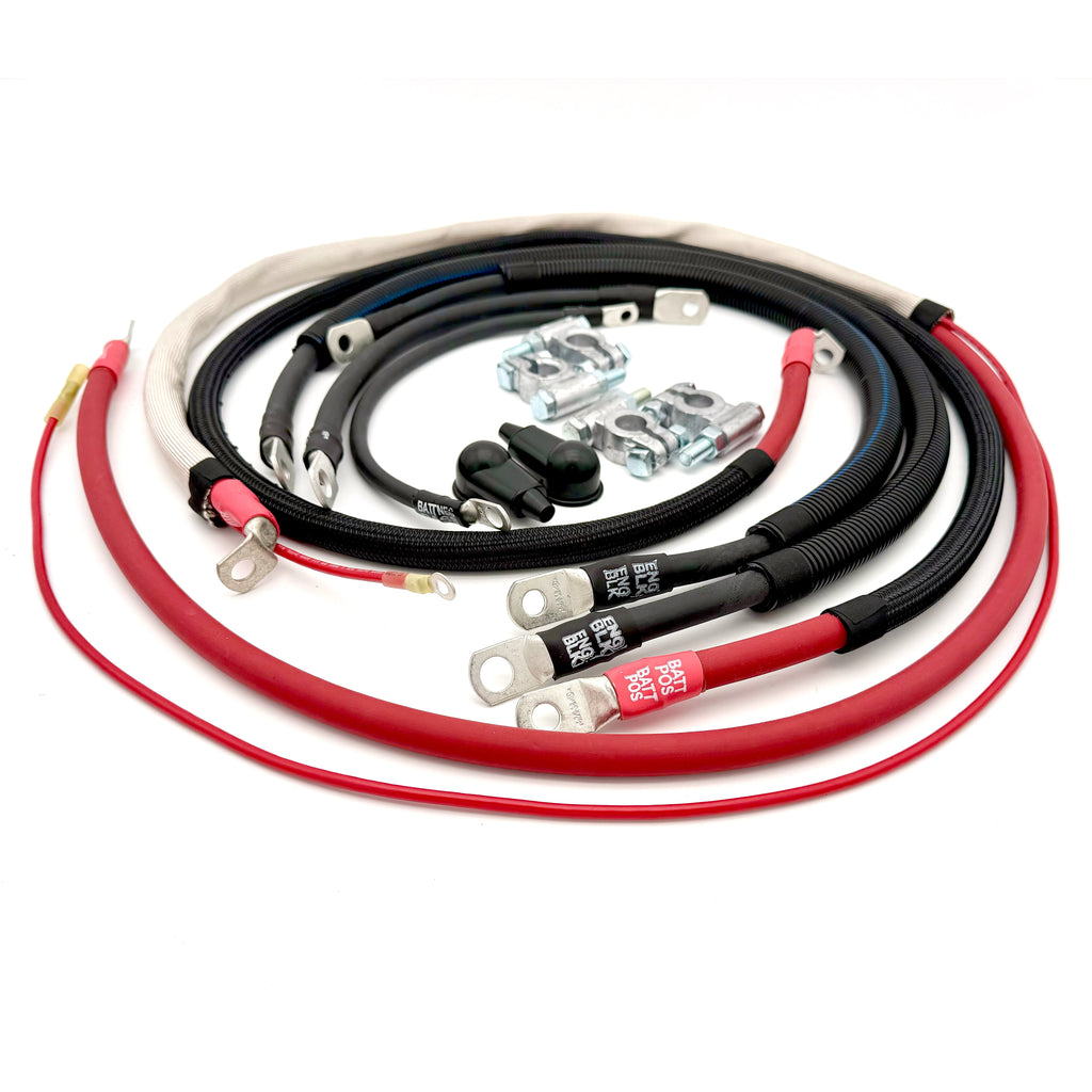 Big 7 Battery Cable Kit 2008 - 2010 Ford Superduty F250 / F350 6.4L Powerstroke Diesel