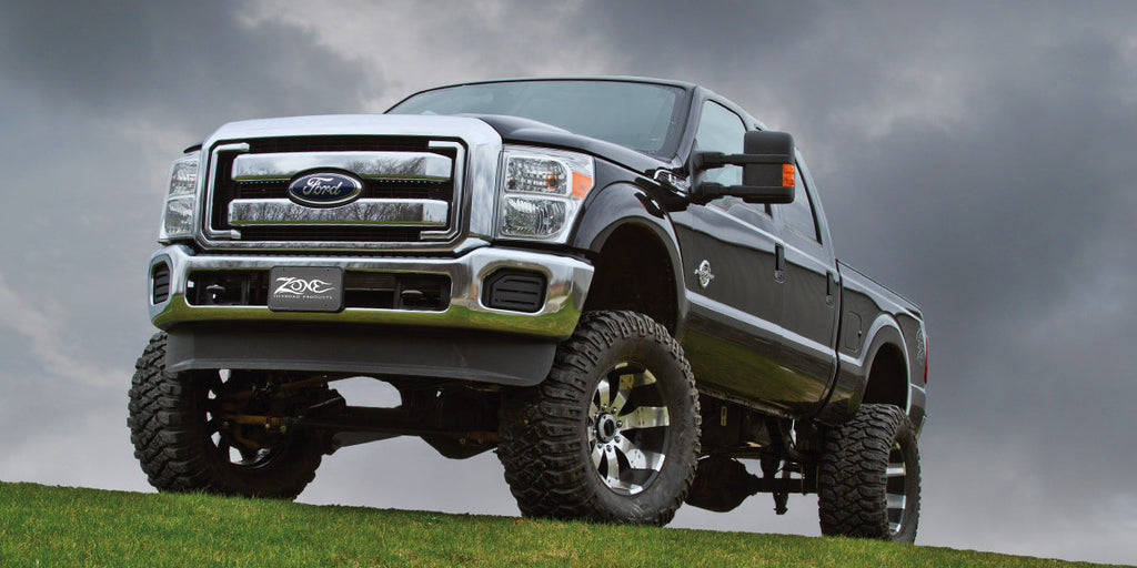 Zone Offroad Driveshaft Carrier Bearing Drop Kit | ZONF5401 / F5401 | 1999 - 2024 Ford F250 F350 F450 Superduty