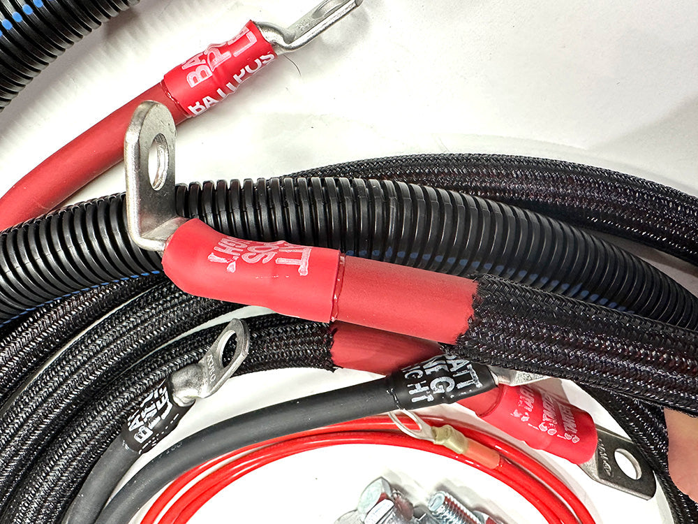 Big 7 Battery Cable Kit 2008 - 2010 Ford Superduty F250 / F350 6.4L Powerstroke Diesel