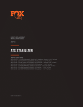 Load image into Gallery viewer, Fox Factory Race Series 2.0 ATS Steering Stabilizer | 983-02-145 | 2007 - 2018 Jeep Wrangler JK JKU | 1-3/8in. Tie Rod Clamp