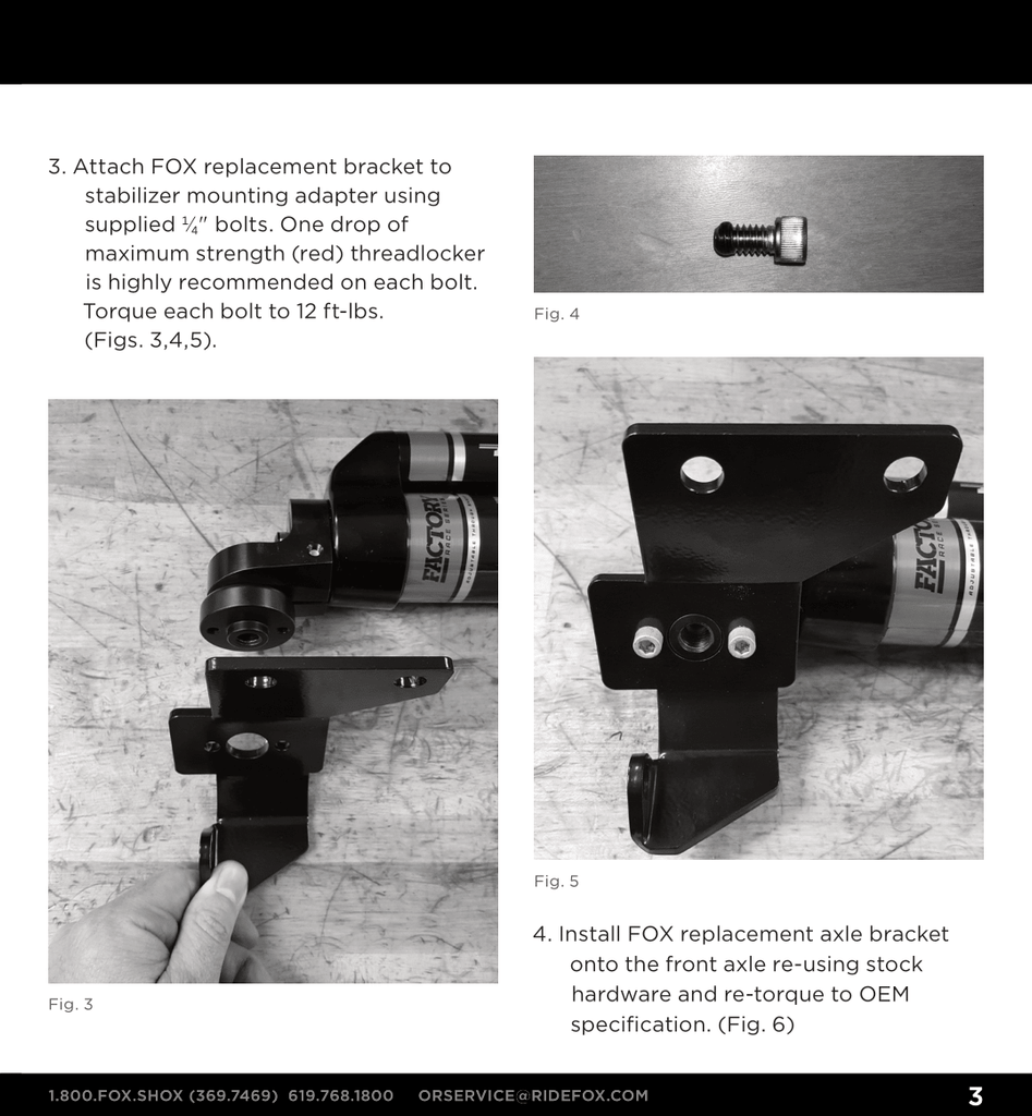 Fox Factory Race Series 2.0 ATS Steering Stabilizer | 983-02-148 | 2018 - 2024 Jeep Wrangler JL & 2020 - 2024 Jeep Gladiator JT