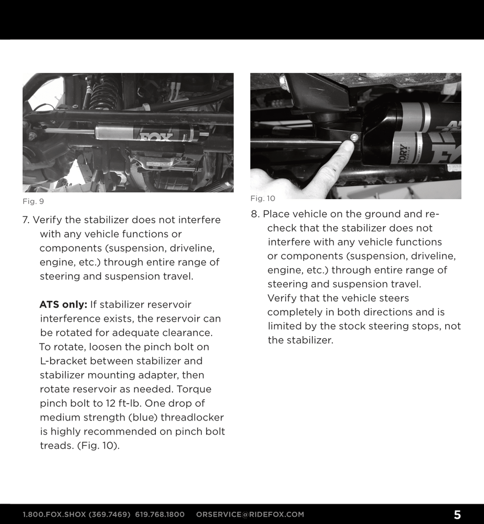 Fox Factory Race Series 2.0 ATS Steering Stabilizer | 983-02-148 | 2018 - 2024 Jeep Wrangler JL & 2020 - 2024 Jeep Gladiator JT