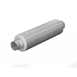 3 Inch Exhaust Pipe ID Inlet/Outlet 26 Inch Single Muffler Mild Tone T409 Stainless Steel MBRP