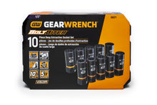 Cargar imagen en el visor de la galería, Gearwrench Bolt Biter 10 Piece Impact Extraction Socket Set 1/2 Drive Deep | 86071