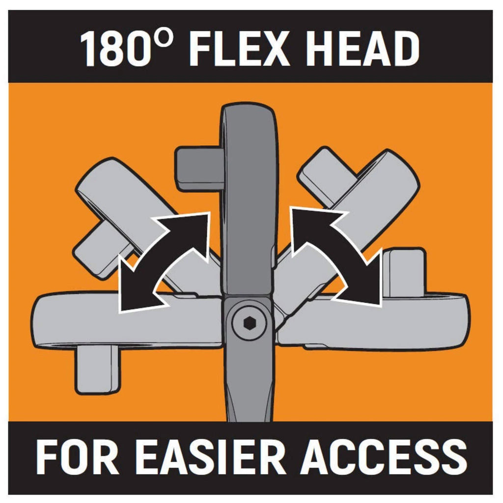 Gearwrench 2 Pce 1/4 & 3/8 Drive 90-Tooth 180° Flex Head Ratchet Set | 81216T