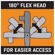Cargar imagen en el visor de la galería, Gearwrench 2 Pce 1/4 &amp; 3/8 Drive 90-Tooth 180° Flex Head Ratchet Set | 81216T