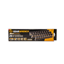 Cargar imagen en el visor de la galería, Gearwrench Bolt Biter 28 Pcs Impact Extraction Socket Set 1/4 &amp; 3/8 Drive | 84784