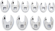 Cargar imagen en el visor de la galería, Gearwrench 10 Piece 3/8" Drive Metric Crowfoot Wrench Set | 89119