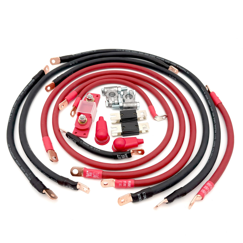Big 7 Battery Cable Kit 2020 - 2024 Jeep Gladiator JT