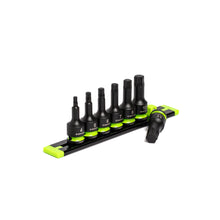 Cargar imagen en el visor de la galería, Gripedge RPT Impact Hex Driver Set - 7Pc 3/8’’ Drive Short Metric | IHBM7S