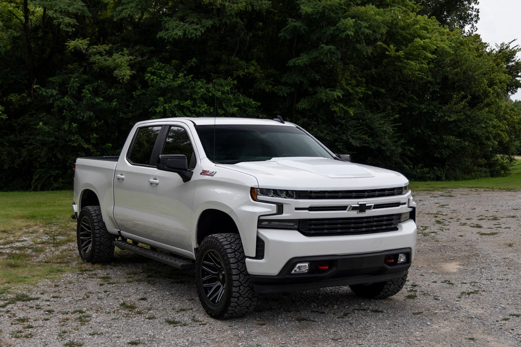 Hood Scoop GAN Silver Ice Metallic Chevy Silverado 1500 2WD/4WD (19-26) Rough Country