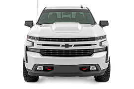 Hood Scoop GAZ Summit White Chevy Silverado 1500 2WD/4WD (2019-2026) Rough Country