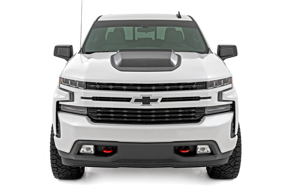 Hood Scoop GCN Victory Red Chevy Silverado 1500 2WD/4WD (2019-2026) Rough Country