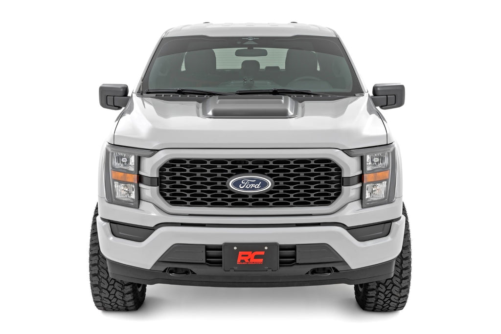 Hood Scoop A3 Space White Ford F-150 2WD/4WD (2021-2025) Rough Country