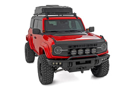 Hood Scoop YZ Oxford White Ford Bronco 4WD (2021-2025) Rough Country