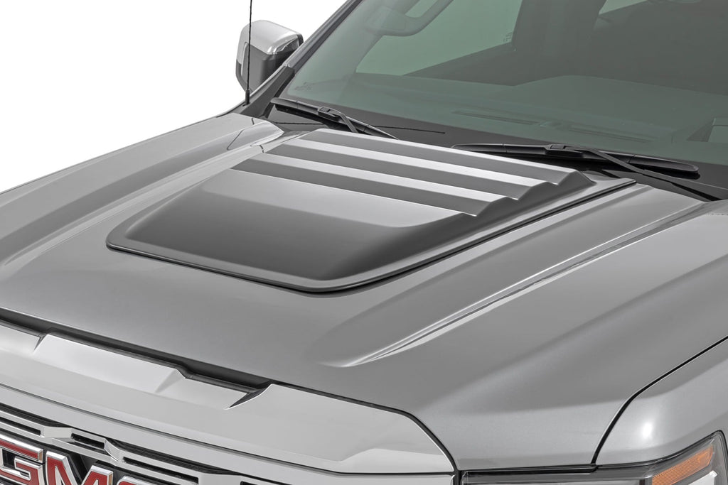 Hood Scoop GAZ Summit White GMC Sierra 1500 2WD/4WD (2019-2026) Rough Country