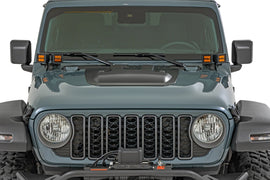 Hood Scoop PJF High Velocity Jeep Gladiator JT/Wrangler JL 4WD (18-26) Rough Country