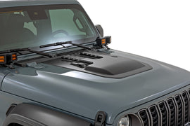 Hood Scoop PSE Silver Zynith Jeep Gladiator JT/Wrangler JL 4WD (18-26) Rough Country