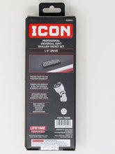 Cargar imagen en el visor de la galería, ICON Professional Universal Joint Metric Shallow Socket Set, 11 Piece | S1UM11 | 70298