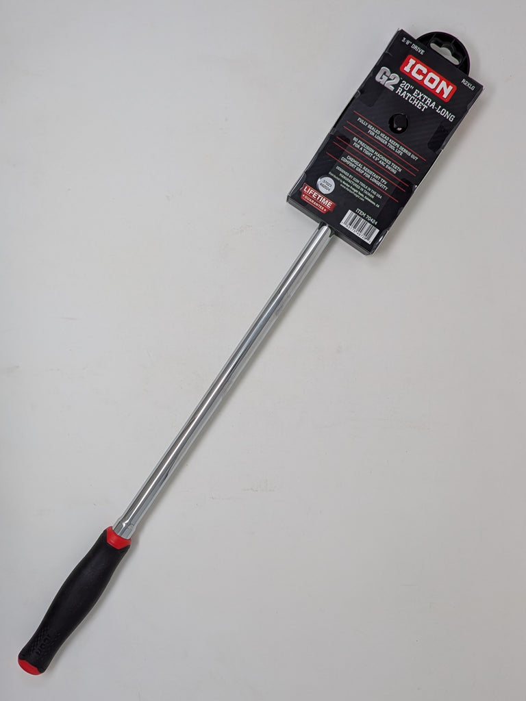 ICON G2 3/8 in. Drive, 20 in. Extra-Long Ratchet with Comfort Grip  R2XLG | 70424