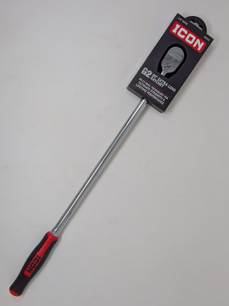 ICON G2 3/8 in. Drive, 20 in. Extra-Long Ratchet with Comfort Grip  R2XLG | 70424