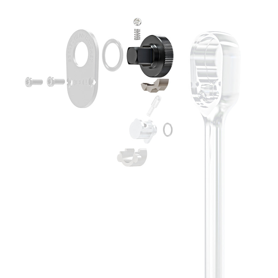 ICON G2 1/4 in. Drive Professional 72 Tooth 2-5/8in. Stubby Ratchet | R1ST | 70449